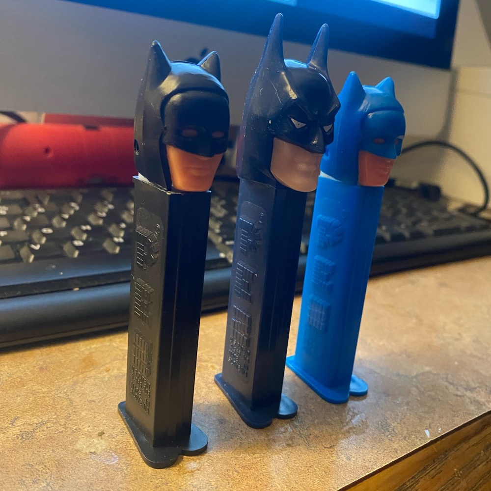 Batman PEZ Dispensers Set of 3 - Vintage DC Comics